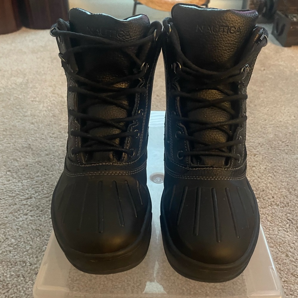 Nautica Black rain/snow boots